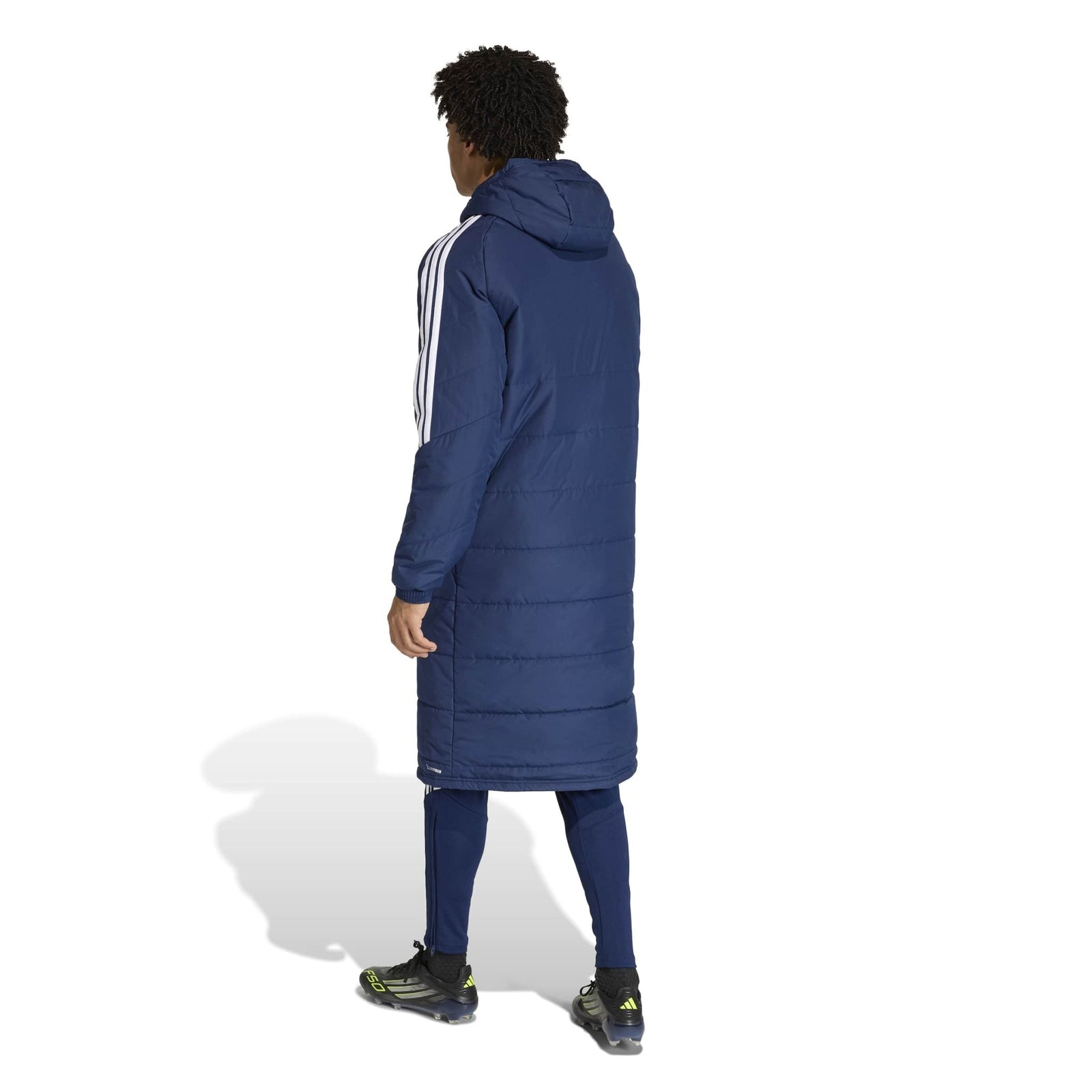 Belfast Harlequins Rugby Club - Advantage Hooded Long Coat - Navy -adidas- Stash Shop