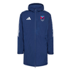 Belfast Harlequins Rugby Club - Advantage Hooded Stadium Parka - Navy -adidas- Stash Shop