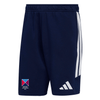 Belfast Harlequins Rugby Club - Advantage League Zip-Pocket Cotton Sweat Shorts - Navy -adidas- Stash Shop