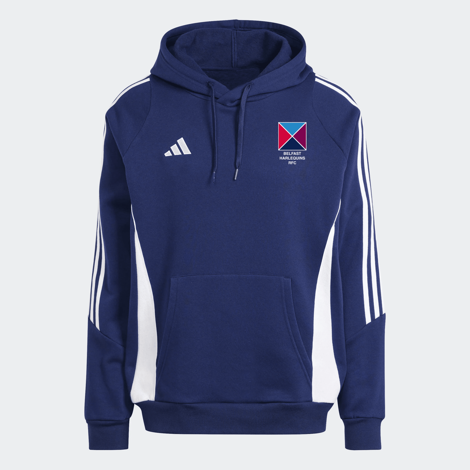 Belfast Harlequins Rugby Club - Advantage Pullover Sweat Hoodie - Navy -adidas- Stash Shop