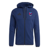 Belfast Harlequins Rugby Club - Advantage Travel Slim-Fit Full-Zip Cotton Hoodie - Navy -adidas- Stash Shop