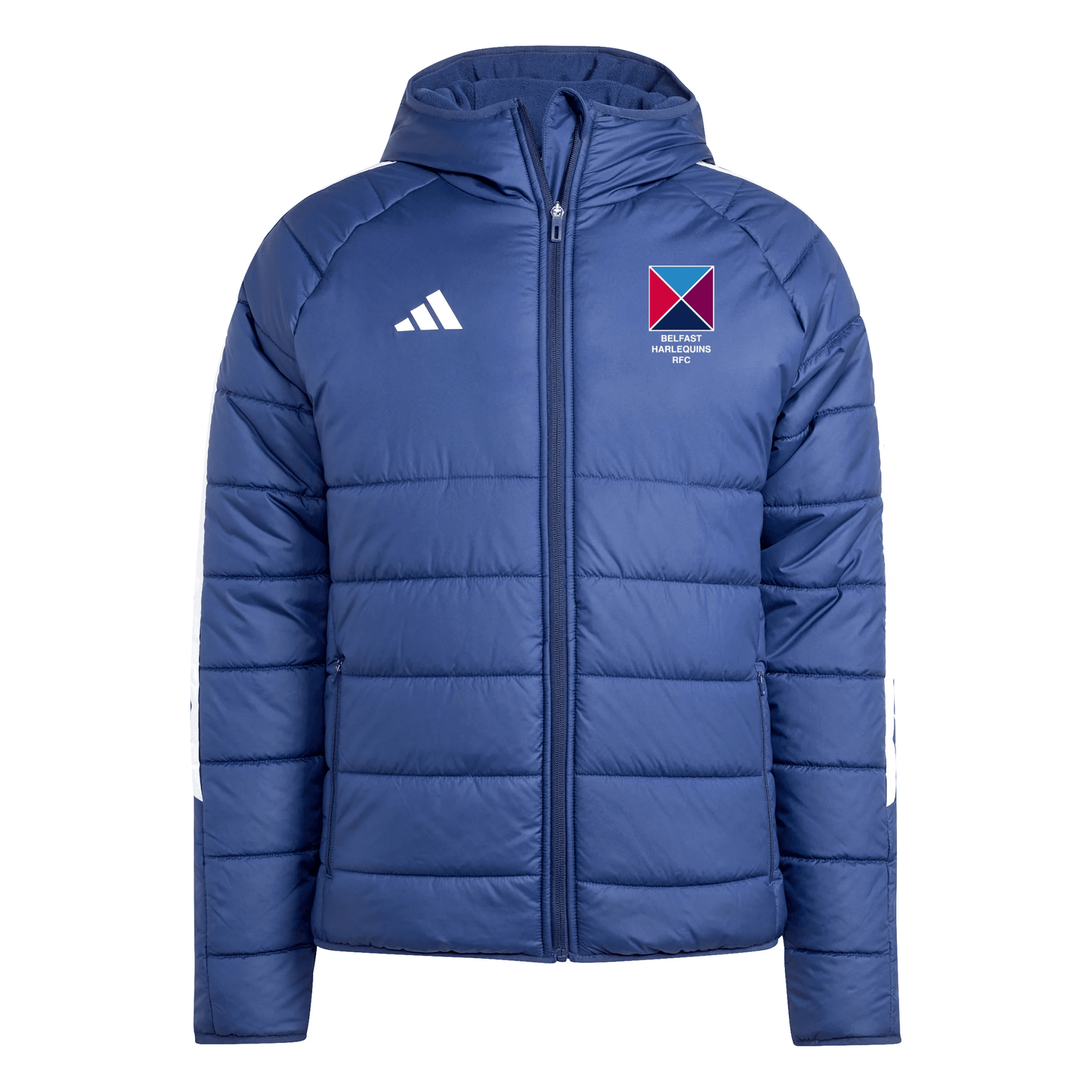 Belfast Harlequins Rugby Club - Advantage Winter Jacket - Navy -adidas- Stash Shop