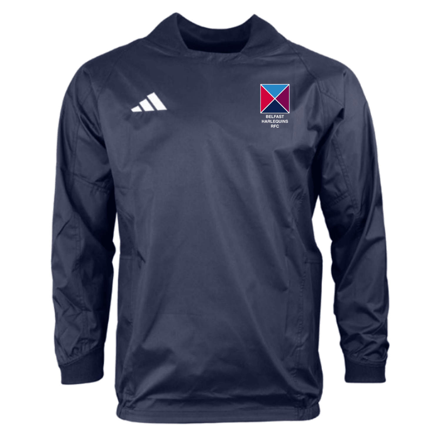 Belfast Harlequins Rugby Club - Contact Top - Navy -adidas- Stash Shop