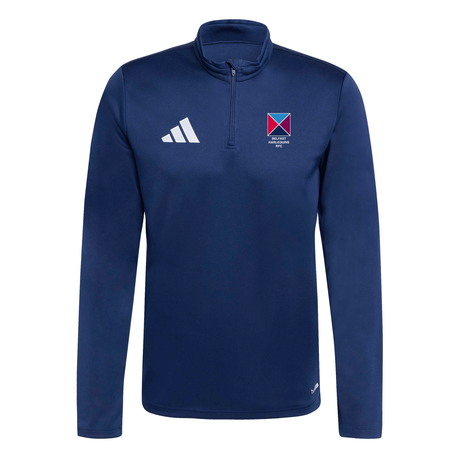 Belfast Harlequins Rugby Club - Core Slim-Fit 1/4-Zip Training Top - Navy -adidas- Stash Shop