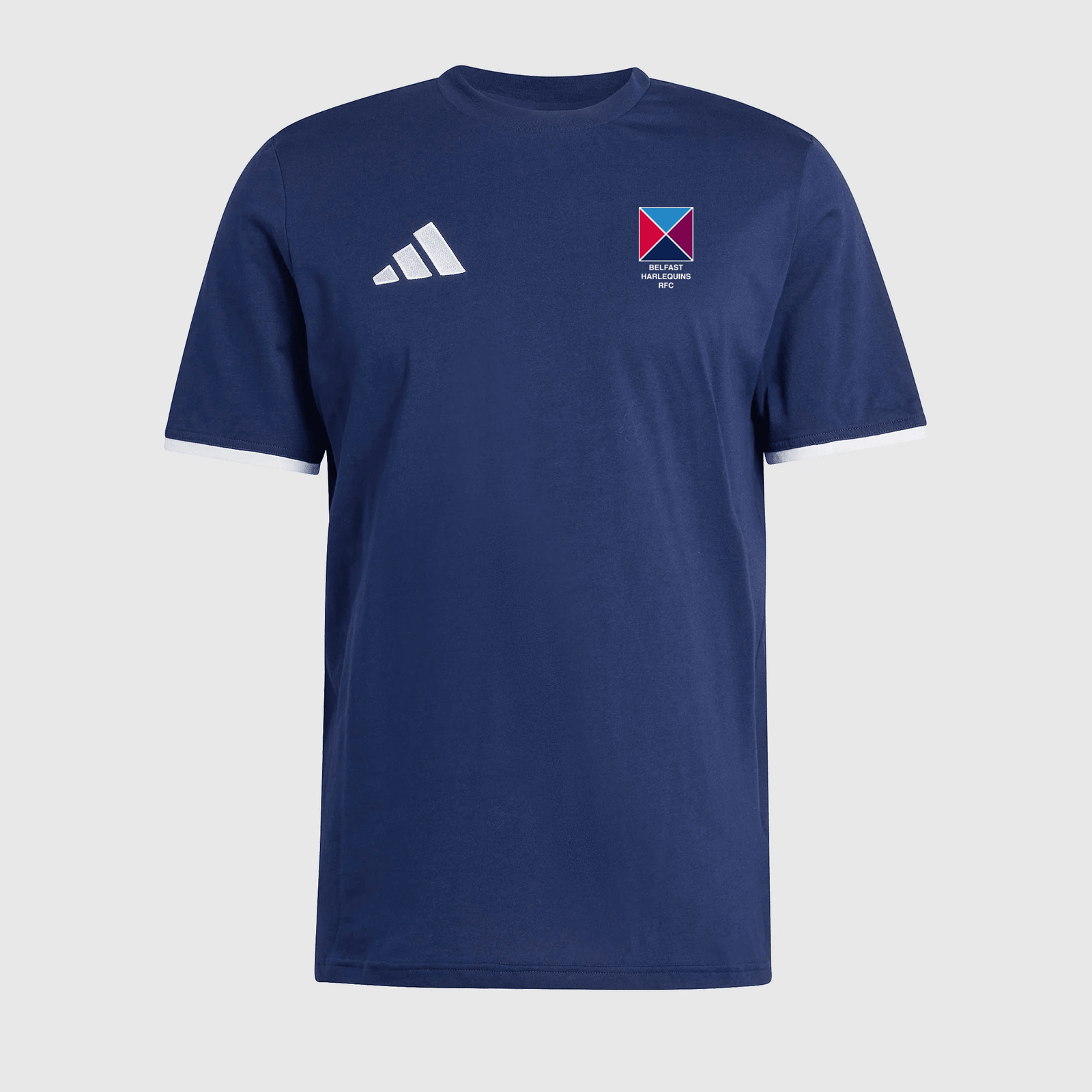 Belfast Harlequins Rugby Club - Core SS Cotton Tee - Navy -adidas- Stash Shop