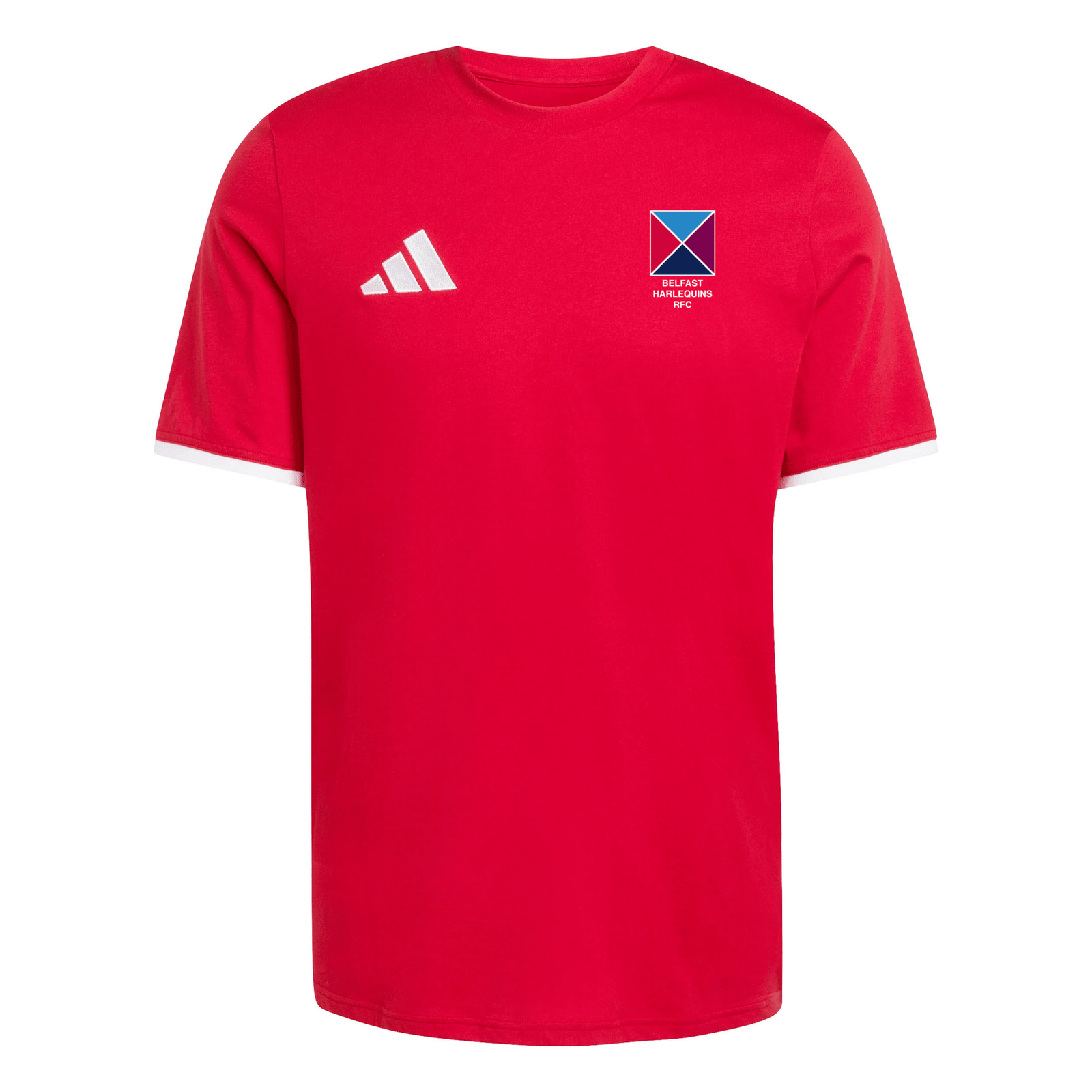 Belfast Harlequins Rugby Club - Core SS Cotton Tee - Red -adidas- Stash Shop