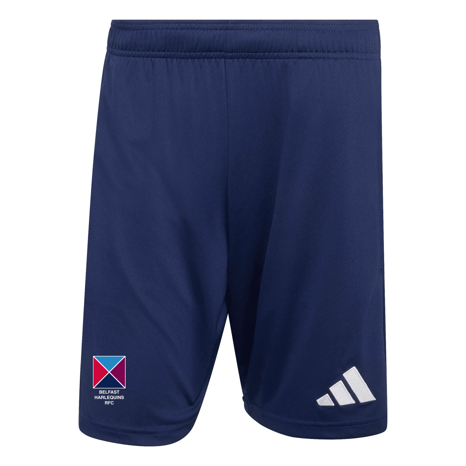 Belfast Harlequins Rugby Club - Core Zip-Pocket Training Shorts - Navy -adidas- Stash Shop