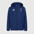 Belfast Harlequins Rugby Club - Junior Core Hooded Multi Jacket - Navy -adidas- Stash Shop
