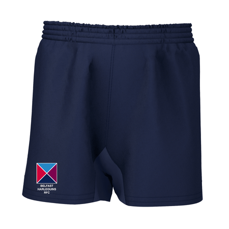 Belfast Harlequins Rugby Club - Junior Pro Rugby Short - Navy -Stash Shops- Stash Shop