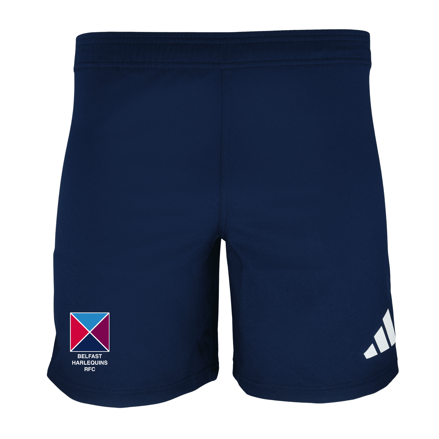 Belfast Harlequins Rugby Club - Rugby Short - Navy -adidas- Stash Shop