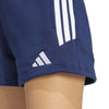 Belfast Harlequins Rugby Club - Womens Advantage League Zip-Pocket Cotton Sweat Shorts - Navy -adidas- Stash Shop