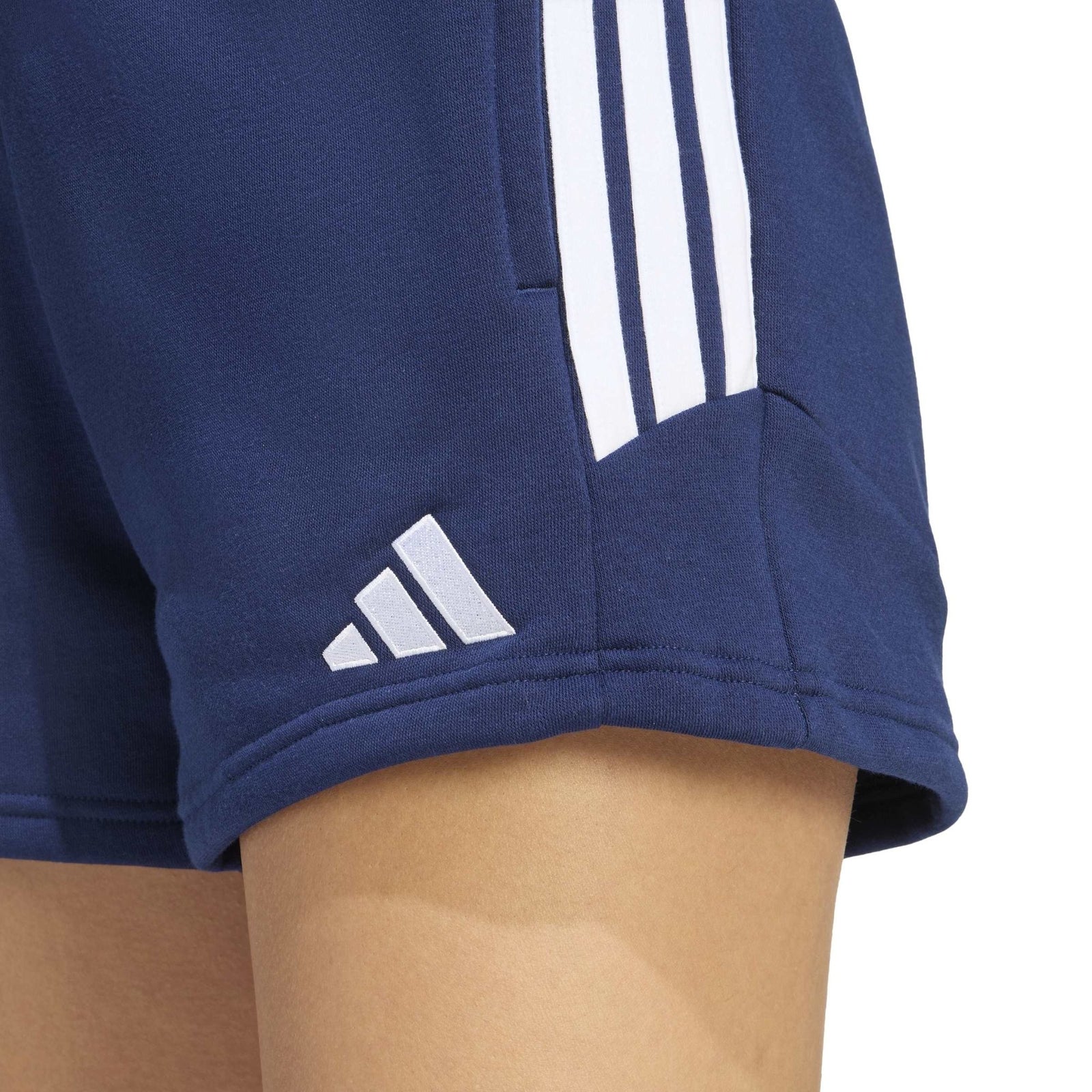 Belfast Harlequins Rugby Club - Womens Advantage League Zip-Pocket Cotton Sweat Shorts - Navy -adidas- Stash Shop