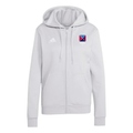 Belfast Harlequins Rugby Club - Womens Core Full-Zip Cotton Hoodie - Grey -adidas- Stash Shop