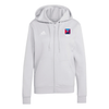 Belfast Harlequins Rugby Club - Womens Core Full-Zip Cotton Hoodie - Grey -adidas- Stash Shop