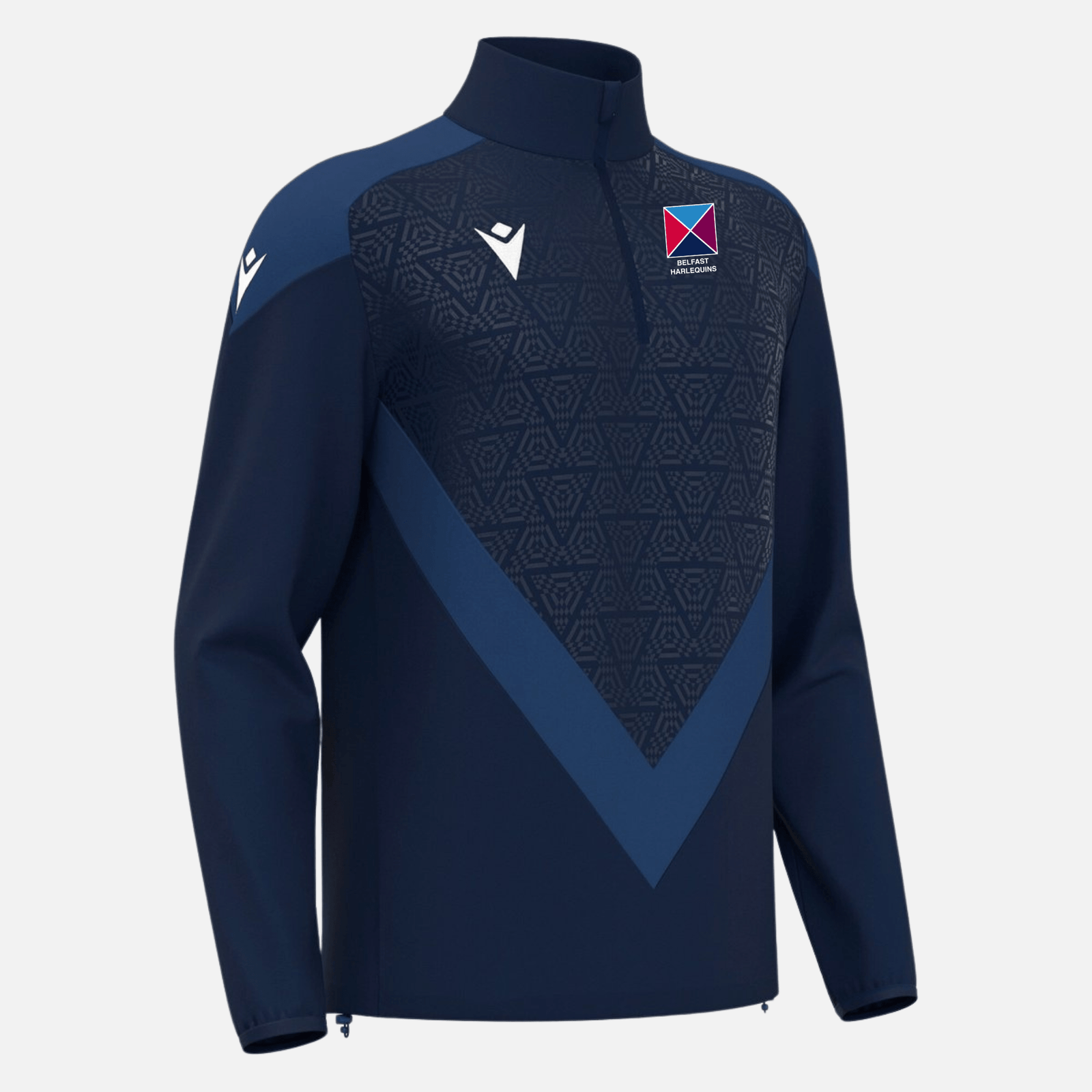 Belfast Harlequins Tunder 1/4 Zip - Macron - Stash Shop