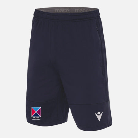 Belfast Harlequins Zipped Training Short - Macron - Stash Shop