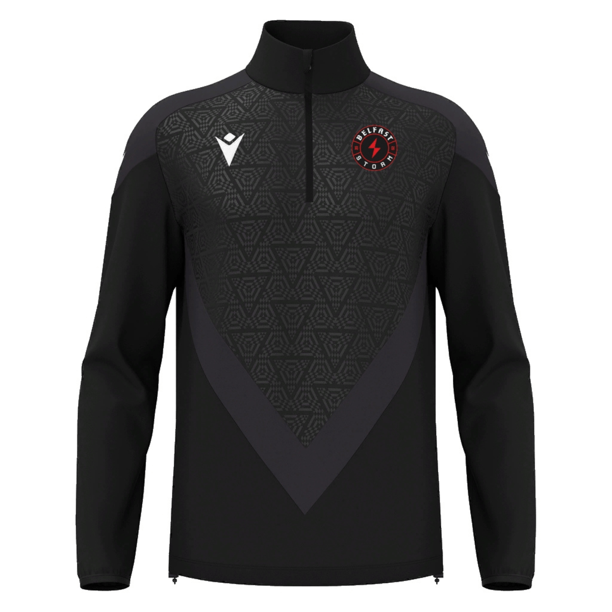 Belfast Storm Gaming - Anduin 1/4 Zip Top Black - Macron - Stash Shop