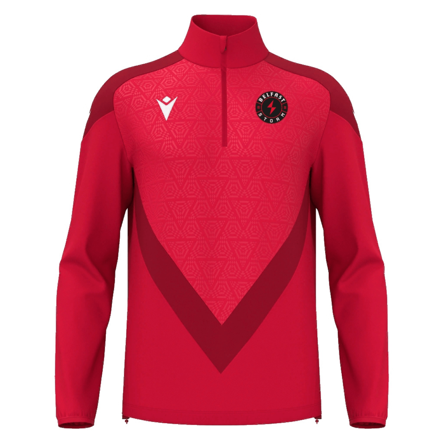 Belfast Storm Gaming - Anduin 1/4 Zip Top Red - Macron - Stash Shop