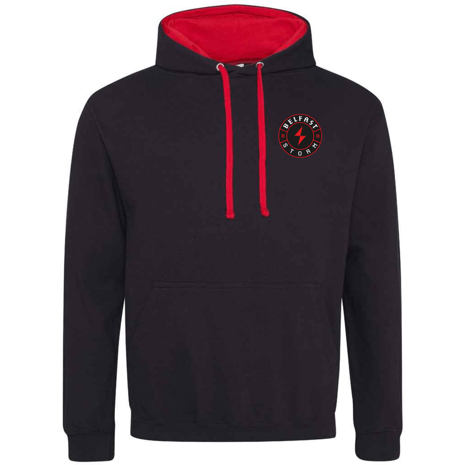 Belfast Storm Gaming Contrast Hood - Black/Red - Stash Shop - Stash Shop
