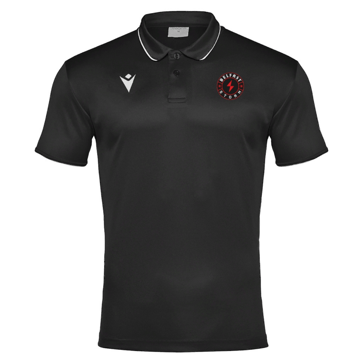 Belfast Storm Gaming - Draco Hero Polo Black - Macron - Stash Shop
