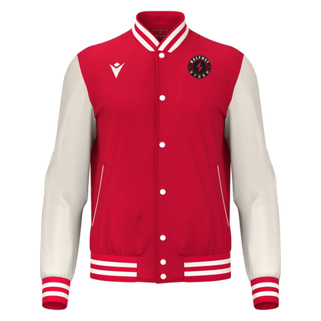 Belfast Storm Gaming - Fiddle Varsity College Jacket Red - Macron - Stash Shop