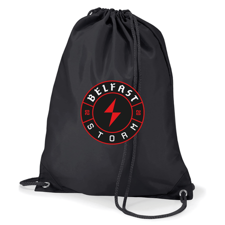 Belfast Storm Gaming Gymsac - Black - Stash Shop - Stash Shop