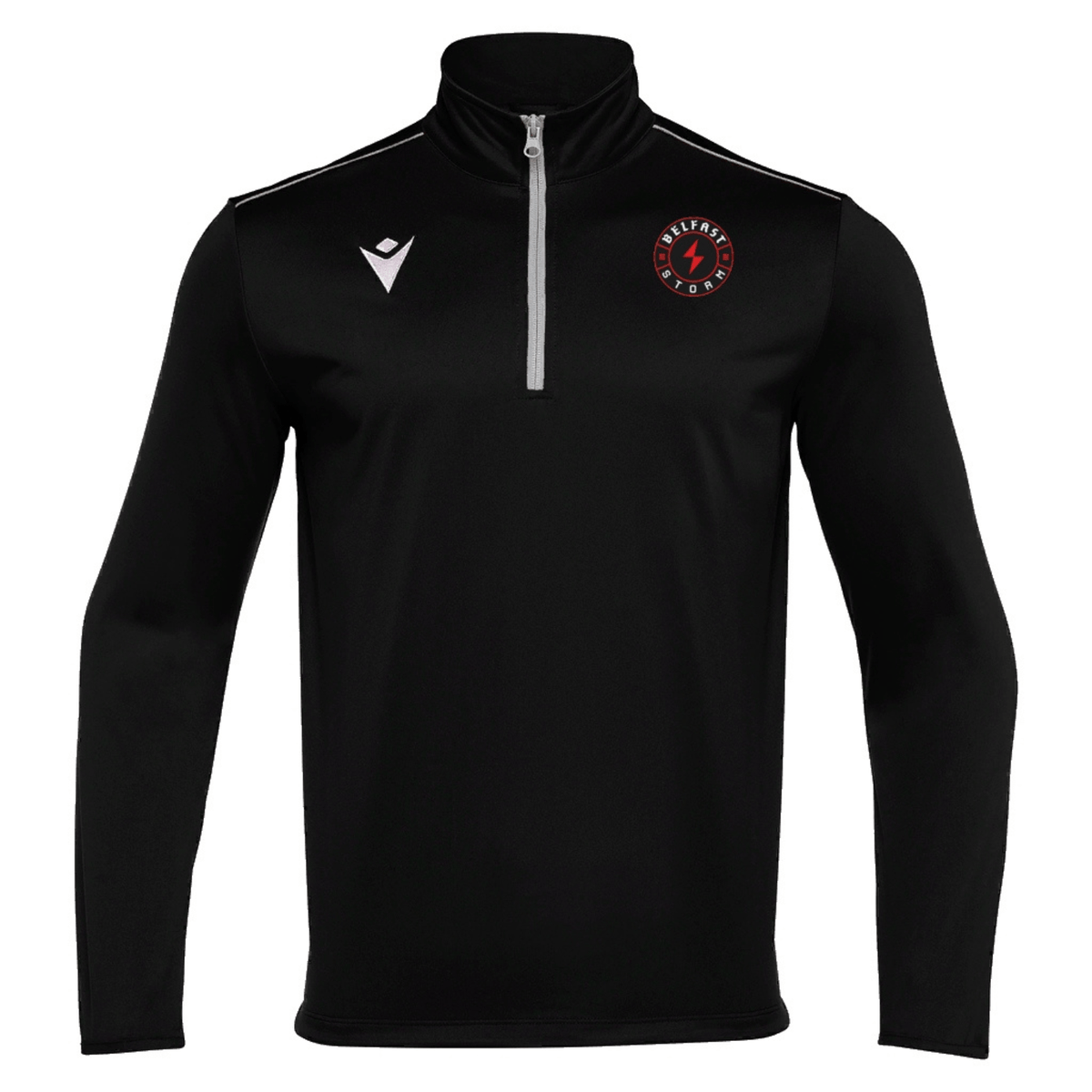 Belfast Storm Gaming - Havel 1/4 Zip Top Black - Macron - Stash Shop