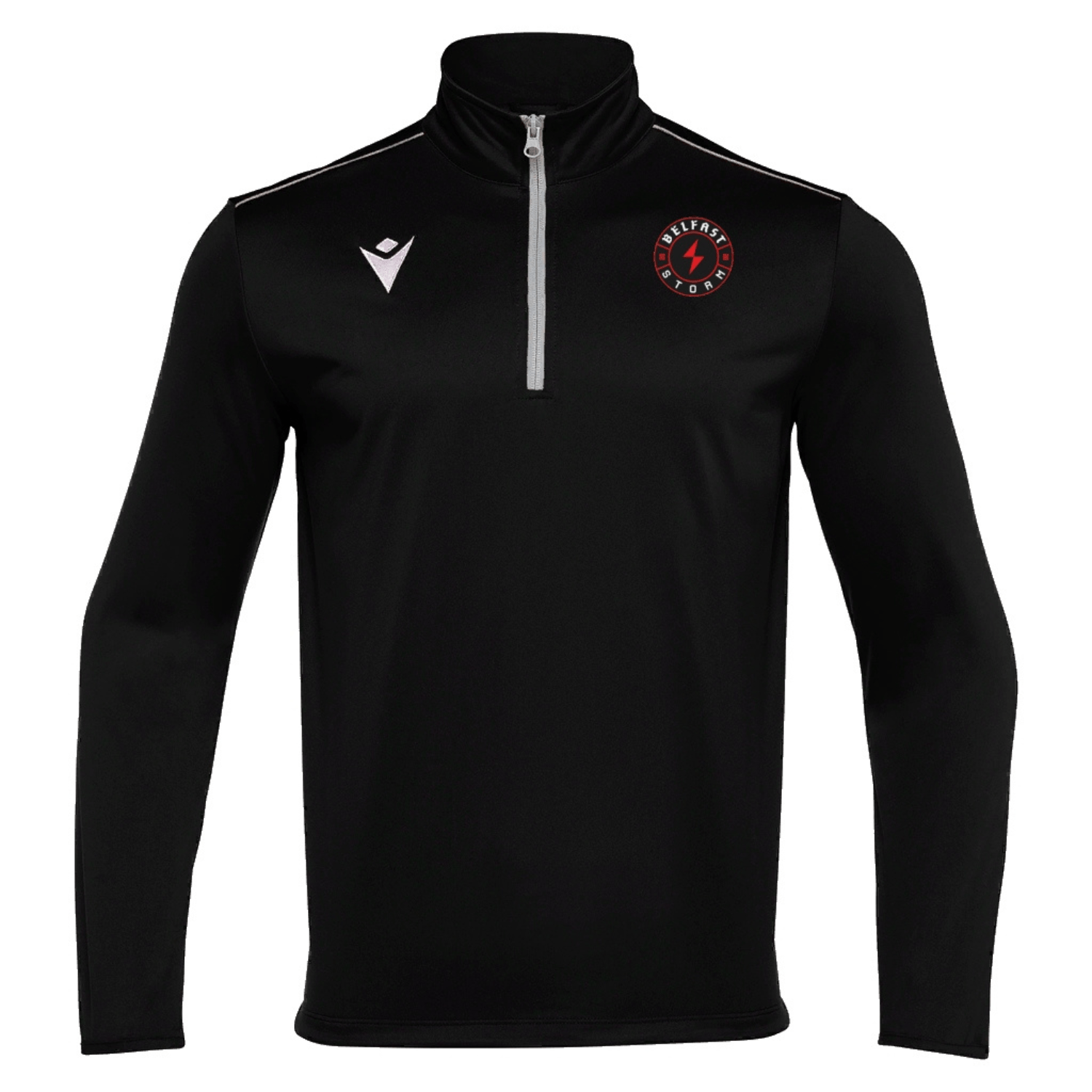 Belfast Storm Gaming - Havel 1/4 Zip Top Black - Macron - Stash Shop
