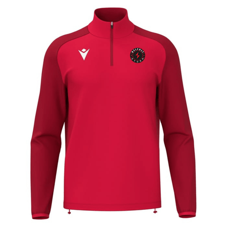 Belfast Storm Gaming - Isen 1/4 Zip Top Red - Macron - Stash Shop