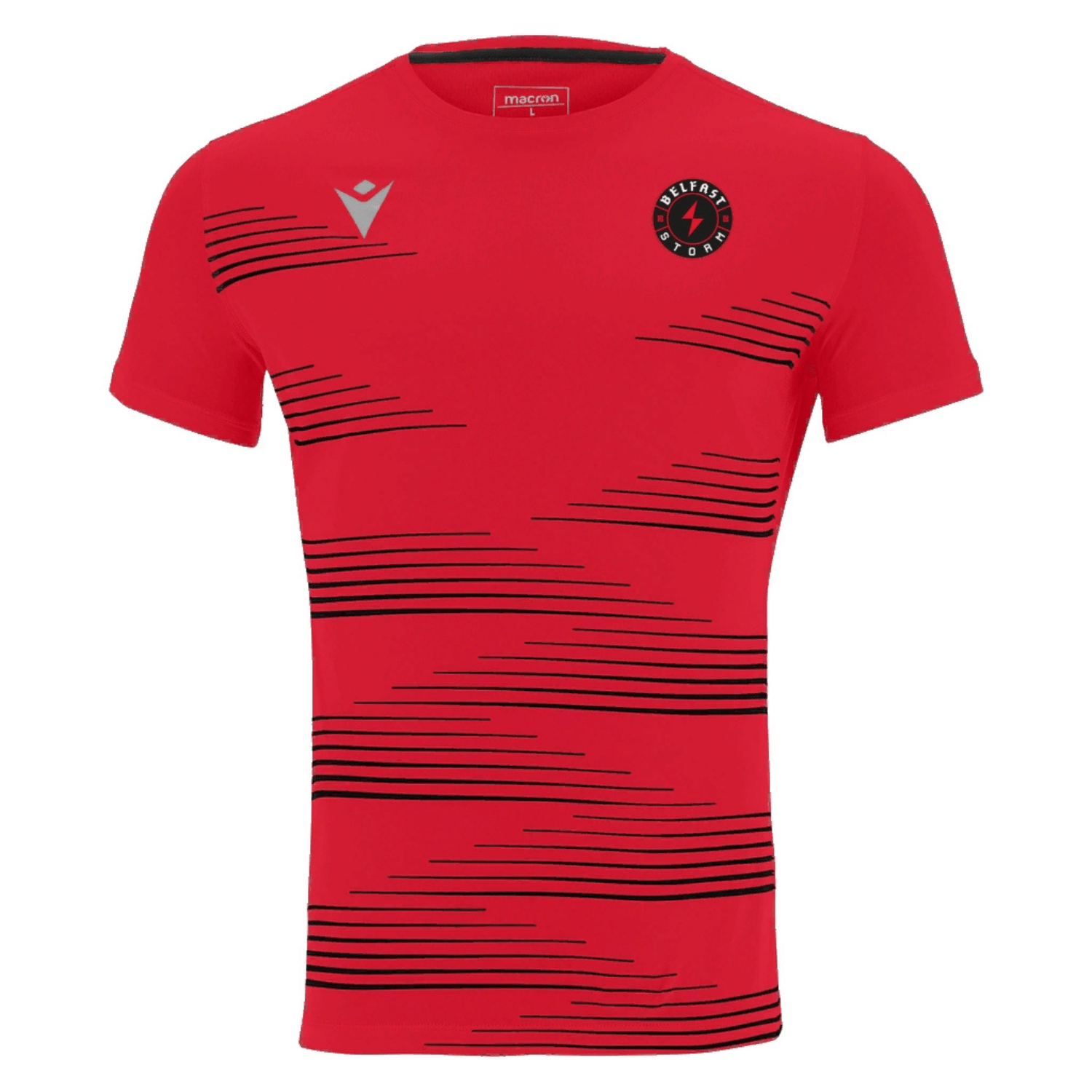 Belfast Storm Gaming - Ivan Shirt Red/Black - Macron - Stash Shop