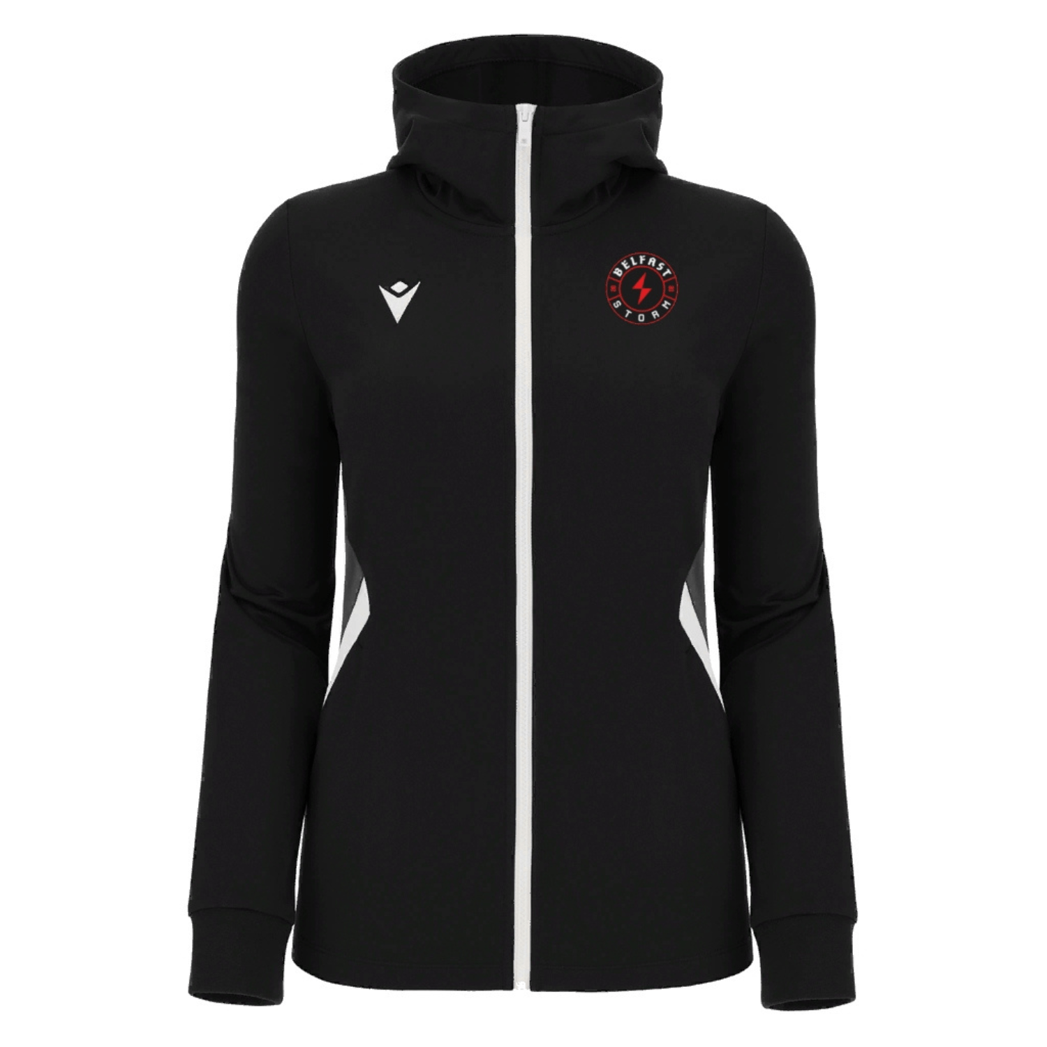 Belfast Storm Gaming - Ladies Bastet Full Zip Hoody Black - Macron - Stash Shop