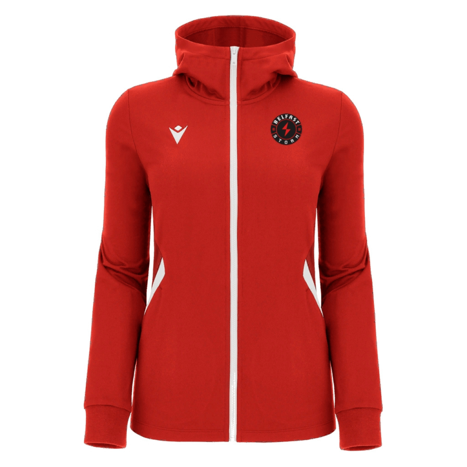 Belfast Storm Gaming - Ladies Bastet Full Zip Hoody Red - Macron - Stash Shop