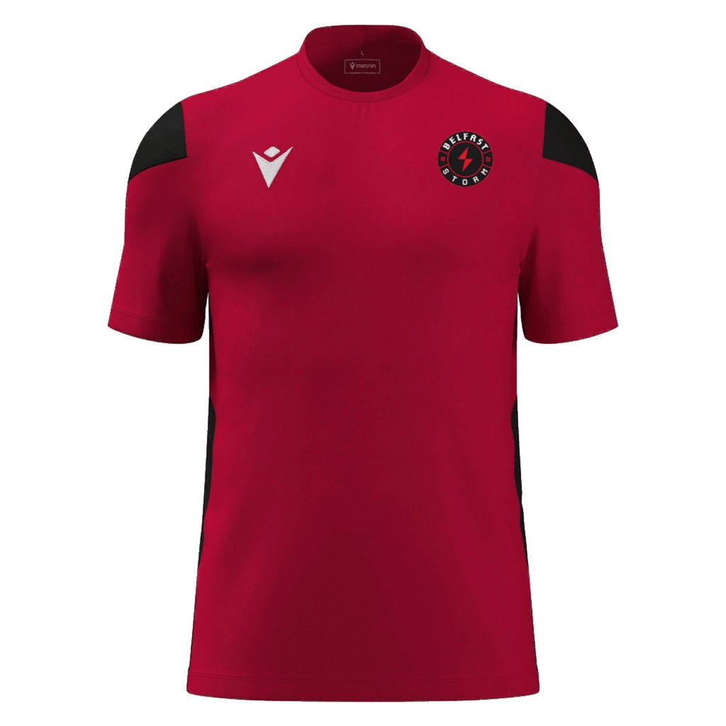 Belfast Storm Gaming - Polis Shirt Red - Macron - Stash Shop