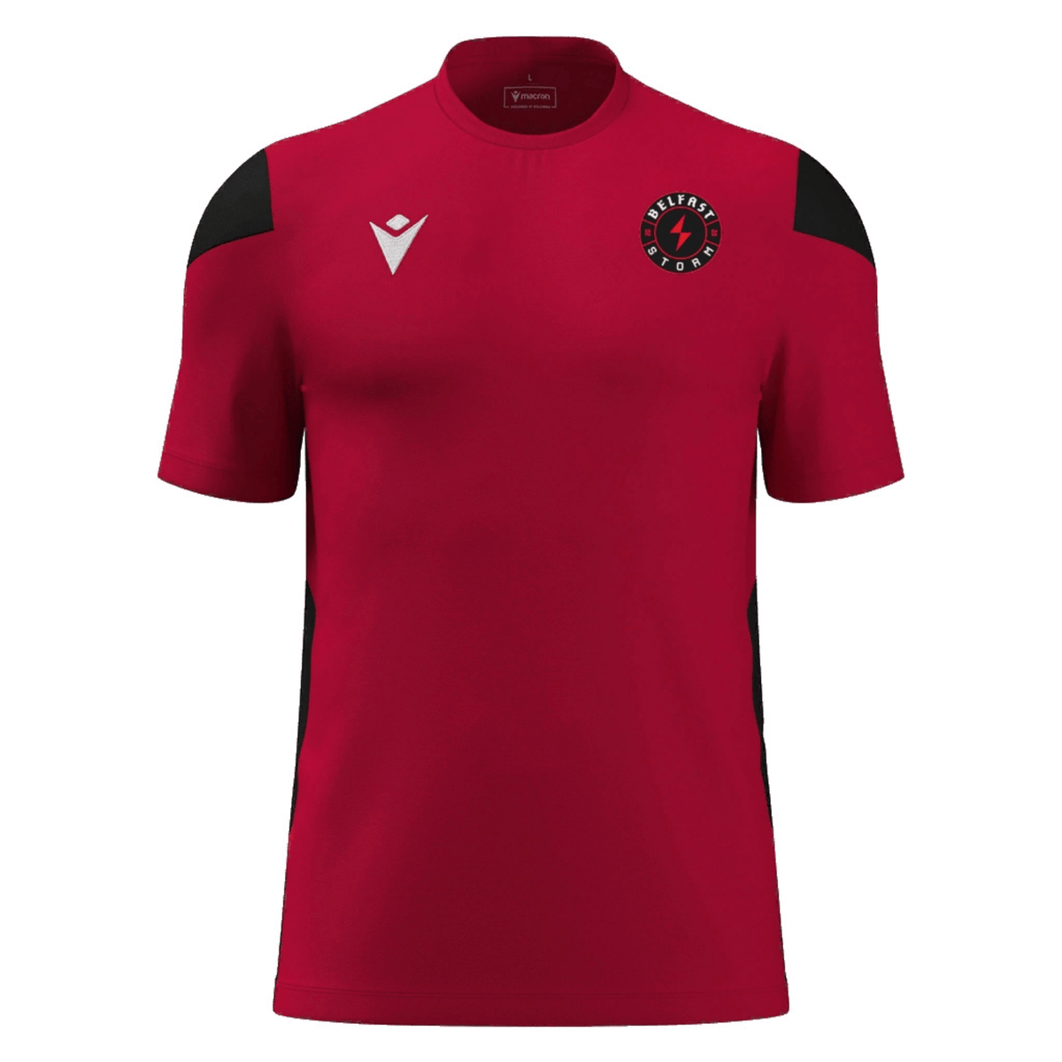 Belfast Storm Gaming - Polis Shirt Red - Macron - Stash Shop