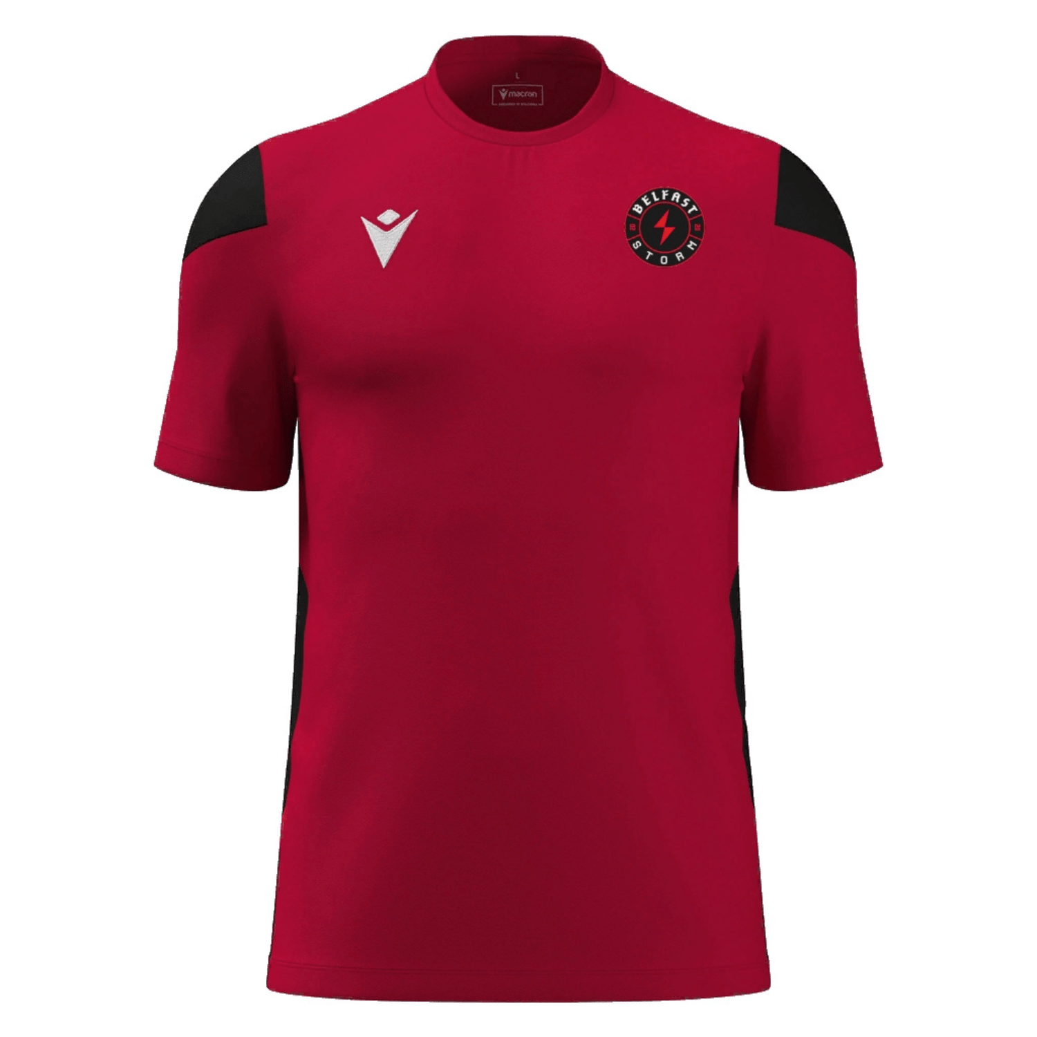 Belfast Storm Gaming - Polis Shirt Red - Macron - Stash Shop