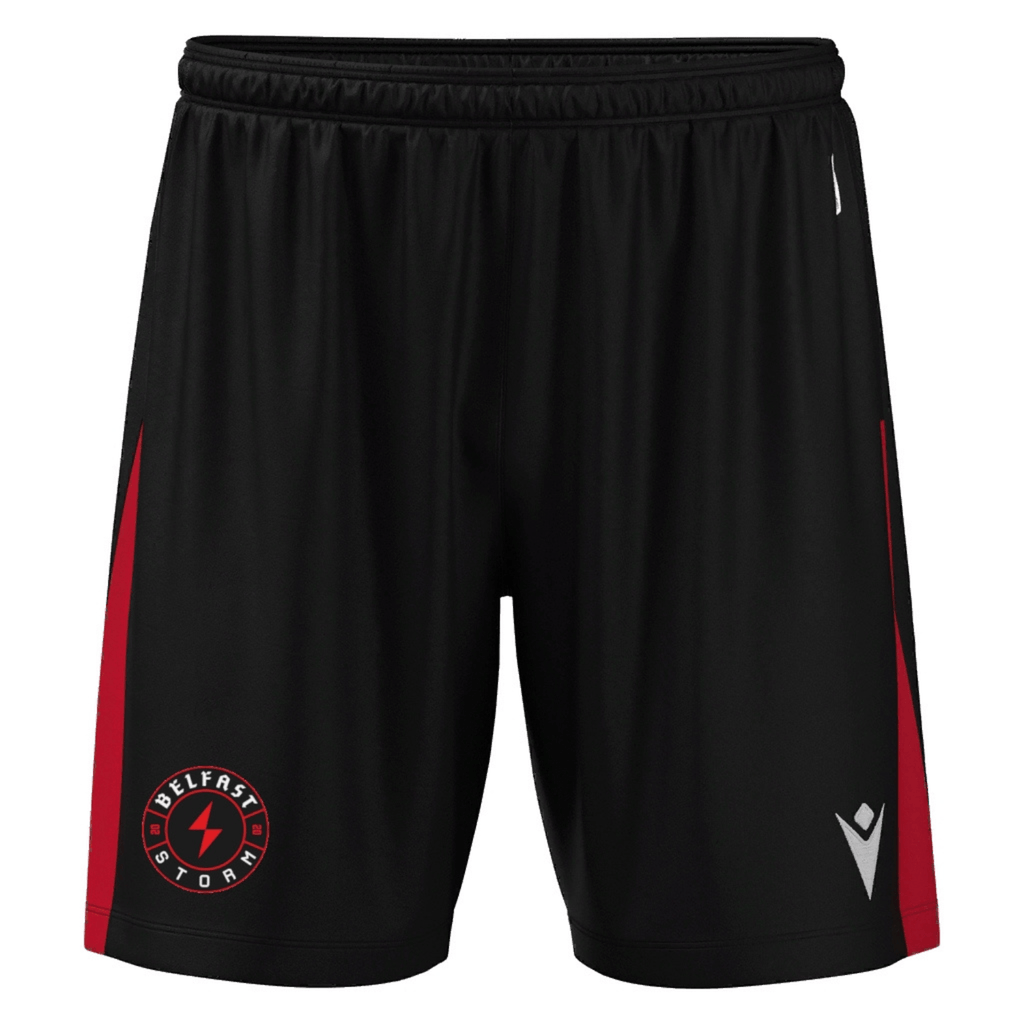 Belfast Storm Gaming - Skara Shorts Black/Red - Macron - Stash Shop