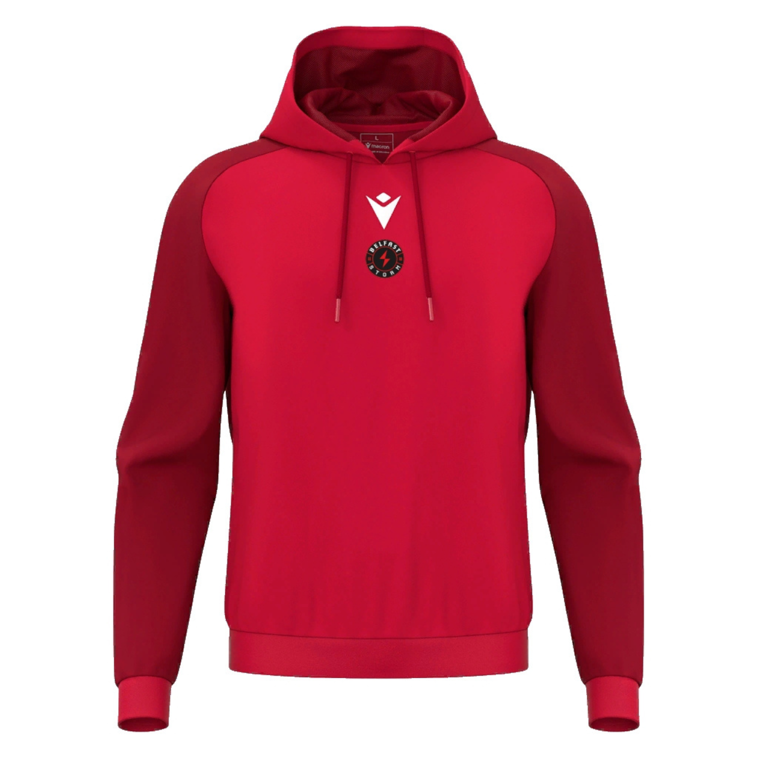 Belfast Storm Gaming - Horn Hoody Red