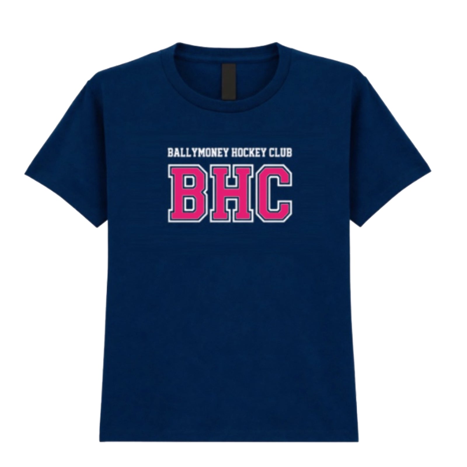 Ballymoney Hockey Club - Cotton Tee - Navy (1)