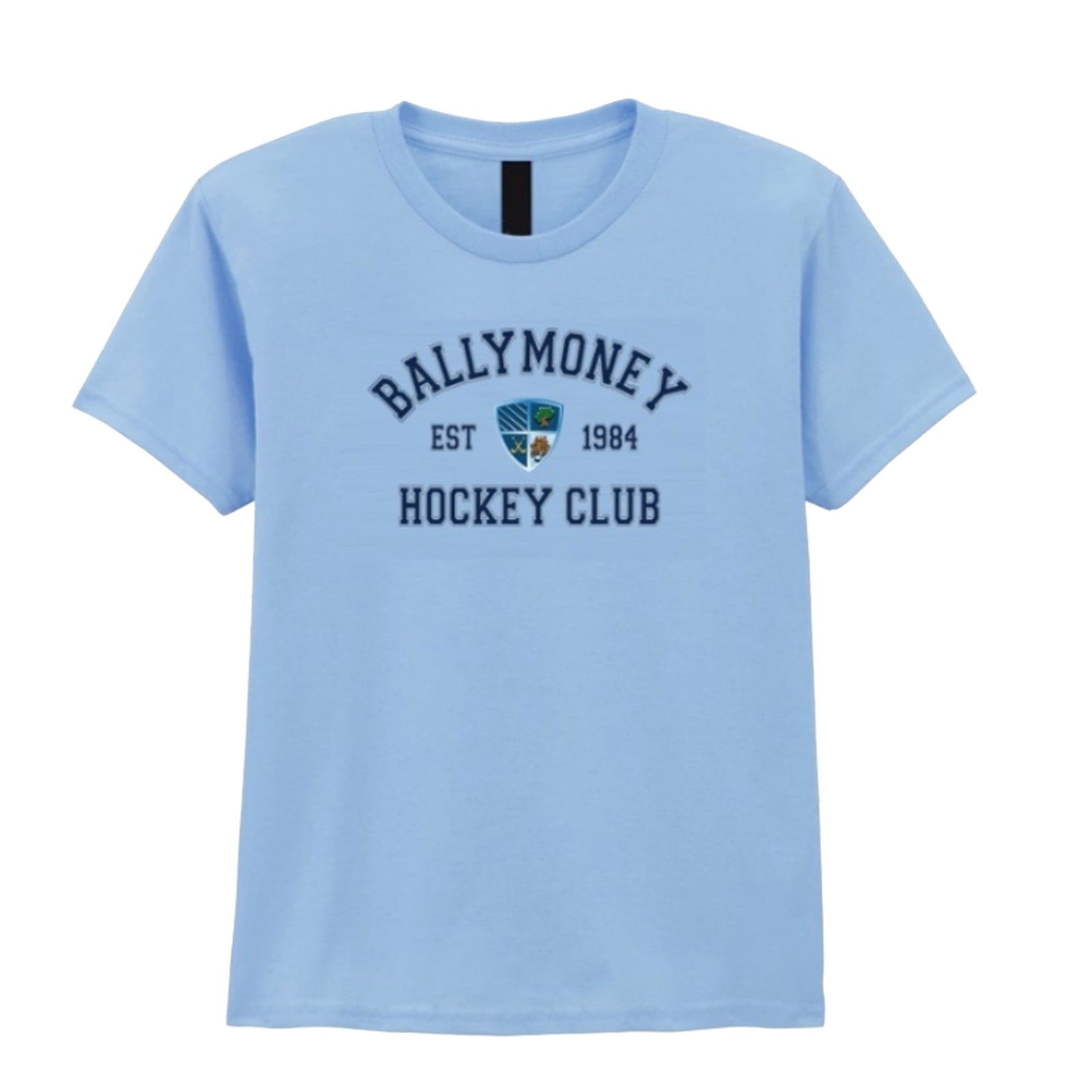 Ballymoney Hockey Club - Cotton Tee - Sky
