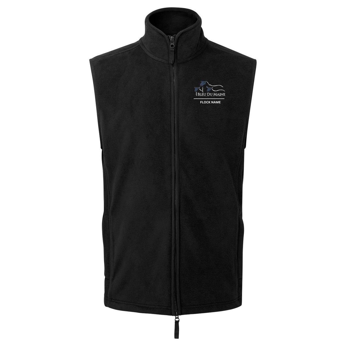 Bleu Du Maine Sheep Society Mens Fleece Gilet - Stash Shop - Stash Shop
