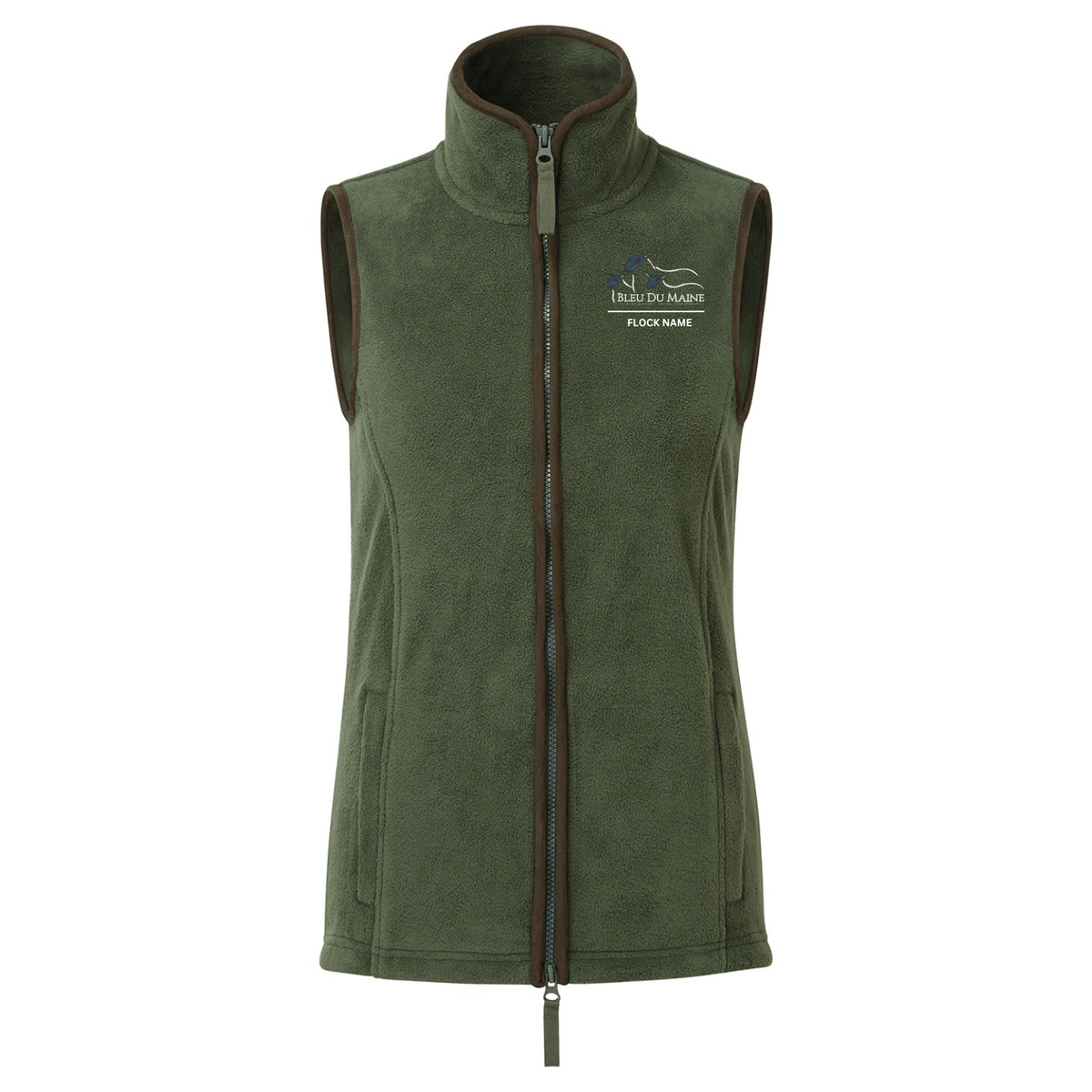 Bleu Du Maine Sheep Society Womens Fleece Gilet - Stash Shop - Stash Shop