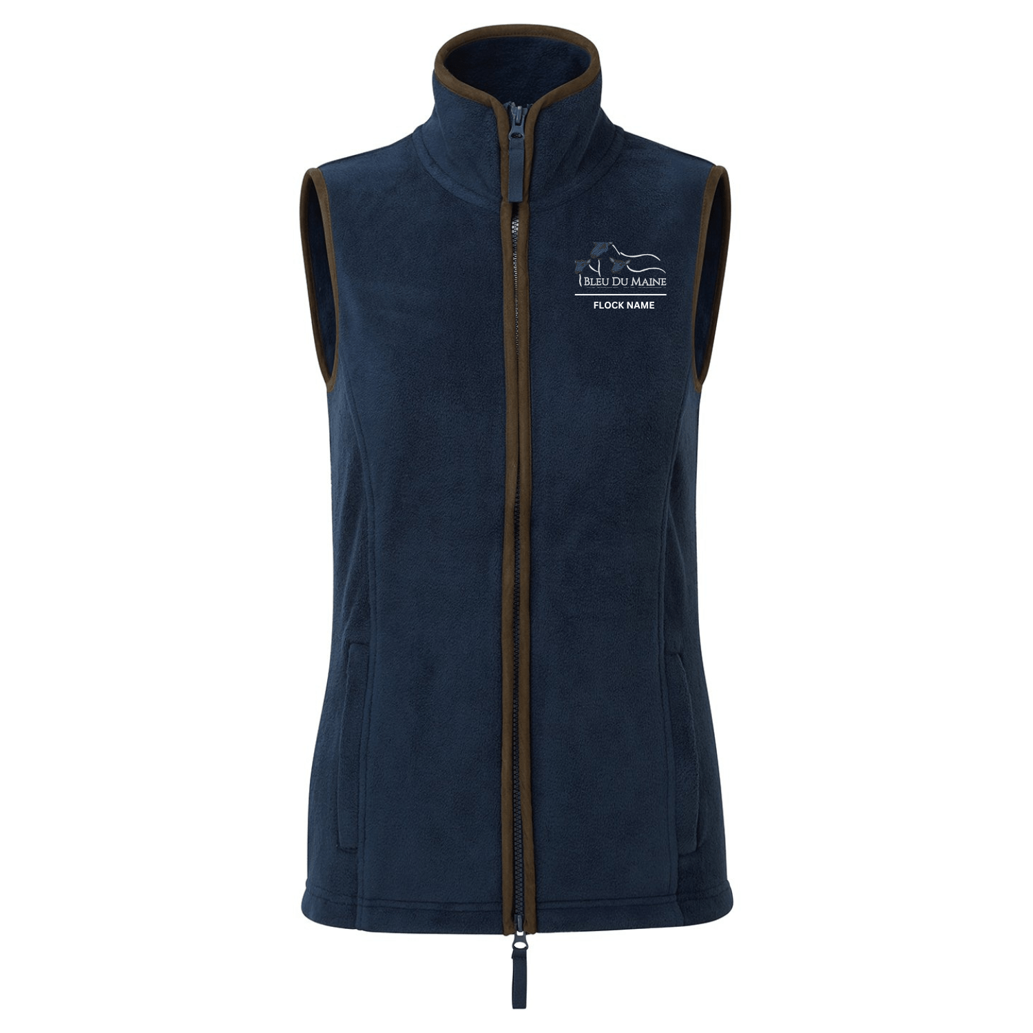 Bleu Du Maine Sheep Society Womens Fleece Gilet - Stash Shop - Stash Shop