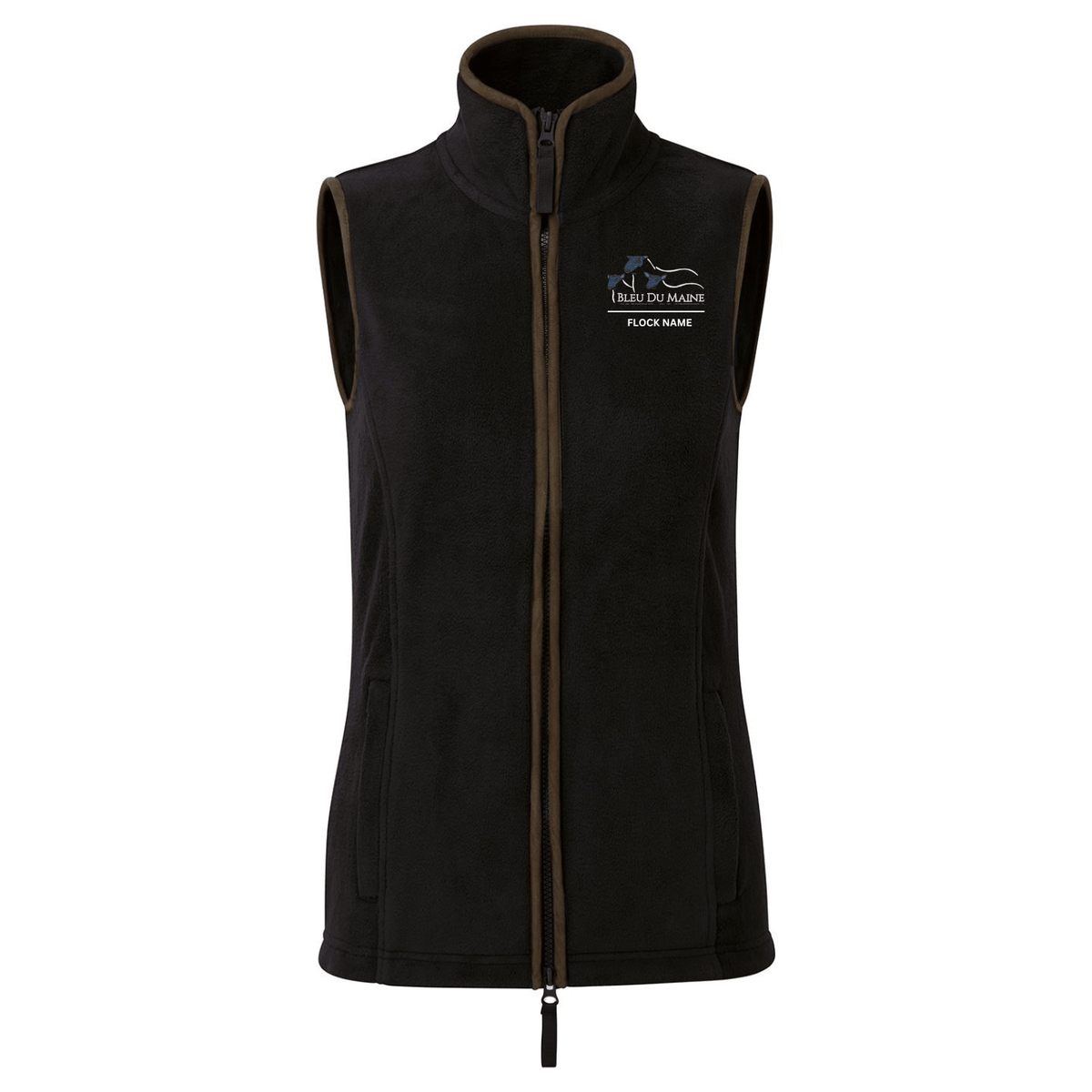 Bleu Du Maine Sheep Society Womens Fleece Gilet - Stash Shop - Stash Shop