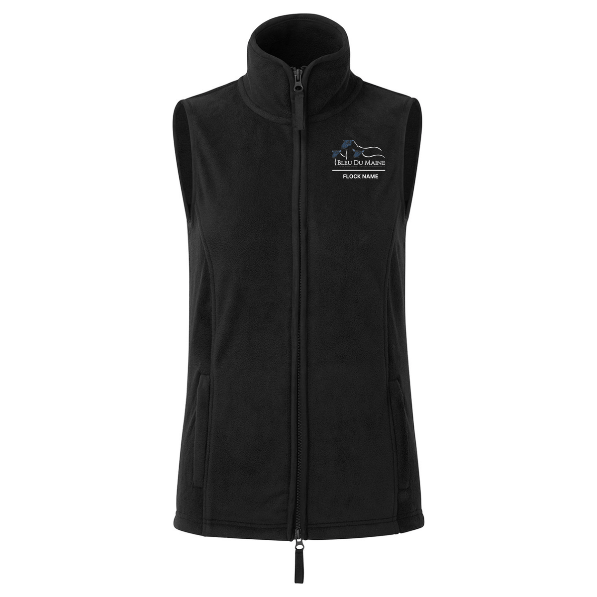 Bleu Du Maine Sheep Society Womens Fleece Gilet - Stash Shop - Stash Shop
