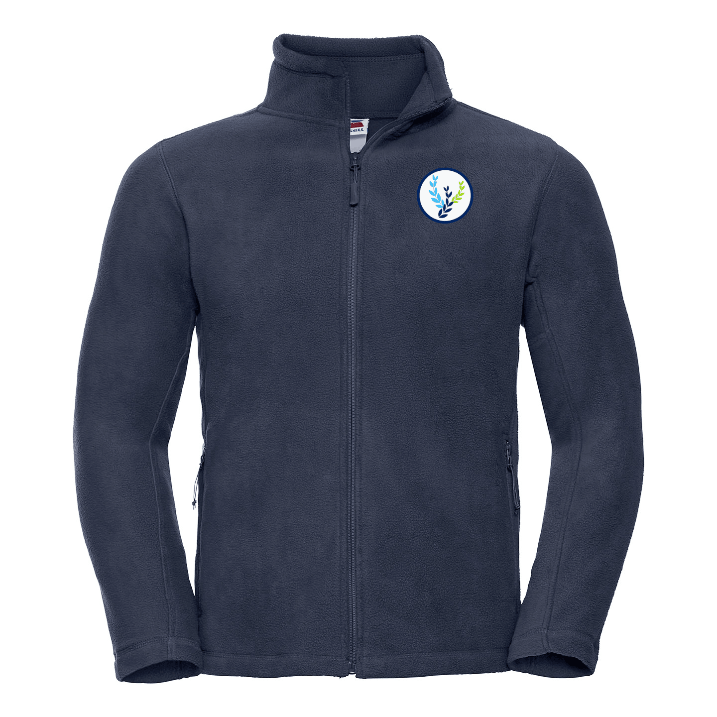 Botanic PS - Full-zip outdoor fleece - French Navy -Stash Shop- Stash Shop