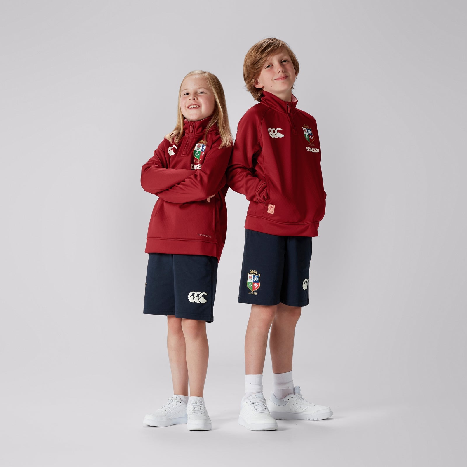 British & Irish Lions - 1/4 Zip Fleece - Juniors - Red - Canterbury - Stash Shop