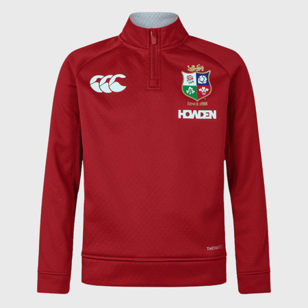 British & Irish Lions - 1/4 Zip Fleece - Juniors - Red - Canterbury - Stash Shop