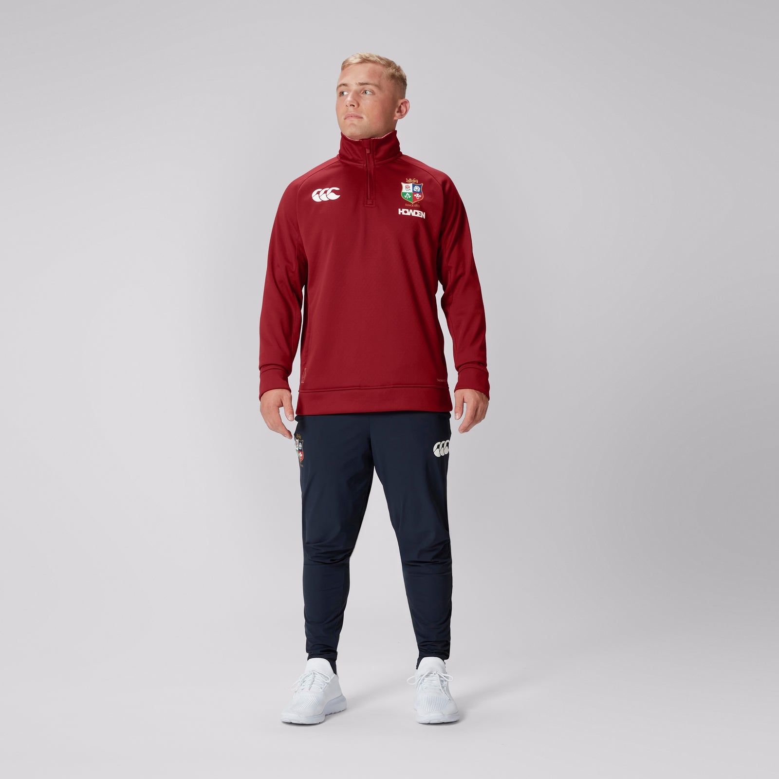 British & Irish Lions - 1/4 Zip Fleece - Red - Canterbury - Stash Shop