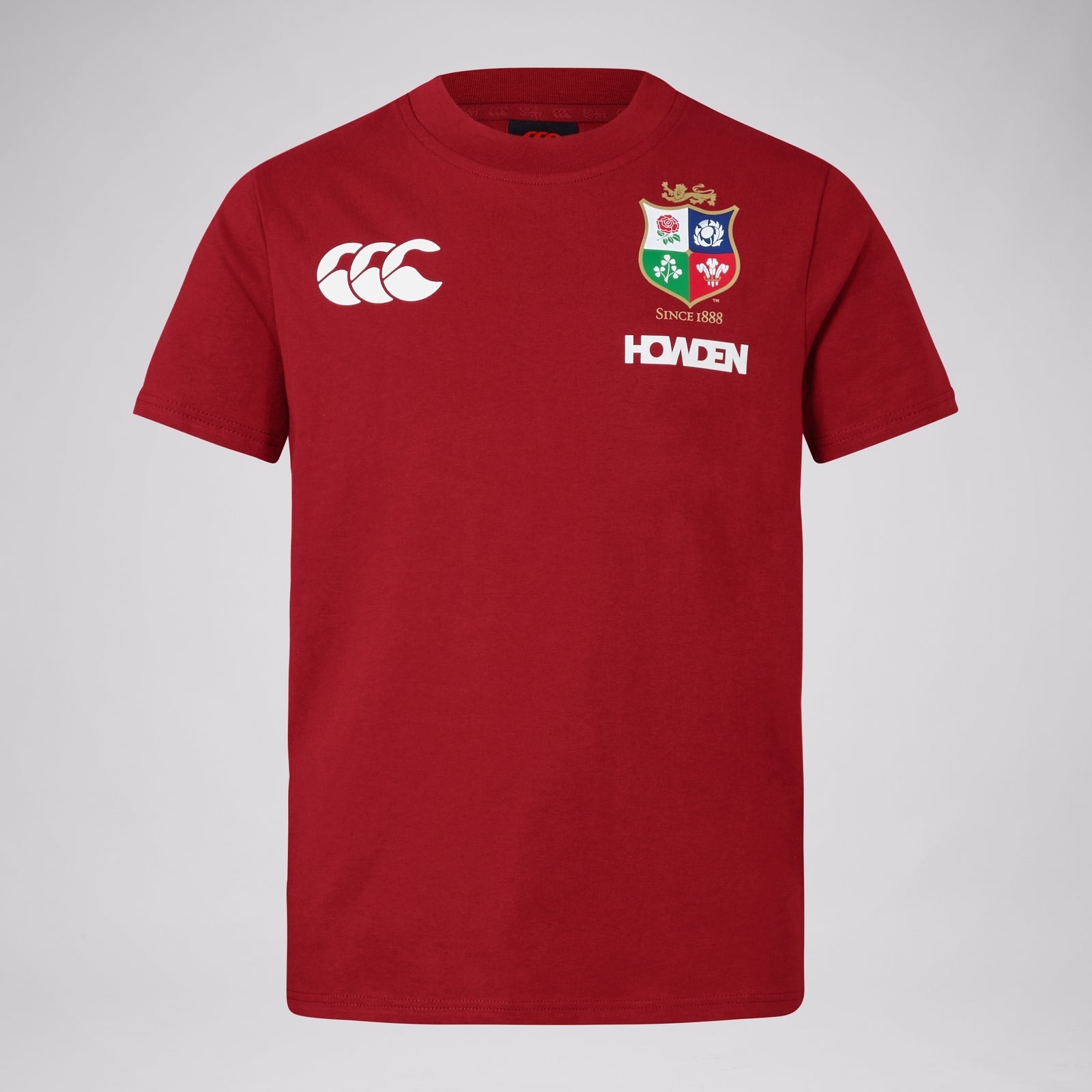 British & Irish Lions - Cotton Tee - Juniors - Red - Canterbury - Stash Shop