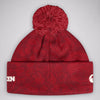 British & Irish Lions - Fleece Lined Bobble Hat - Red - Canterbury - Stash Shop